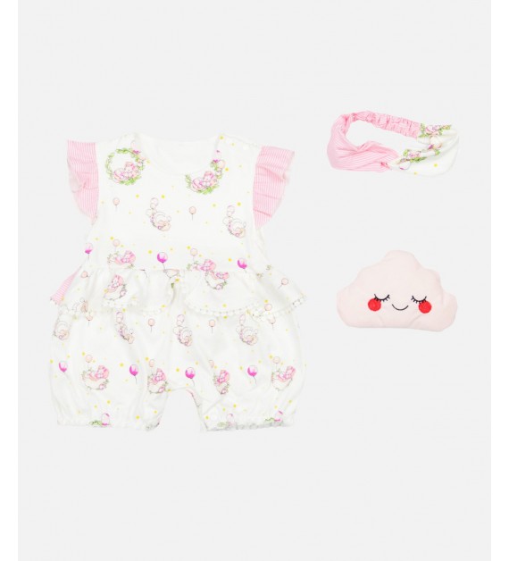 Εβίτα Σετ 3 Τεμαχίων Baby Κορίτσι
