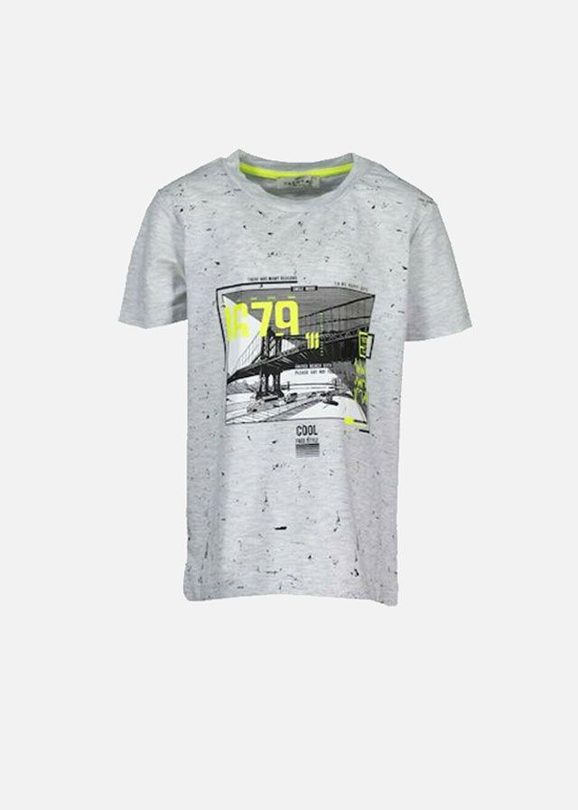 Hashtag Μπλούζα Κοντομάνικη Για Αγόρι Γκρι 214730