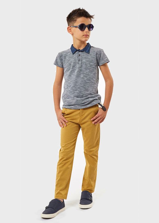 Hashtag Παντελόνι Εποχικό Με Ζώνη Μουσταρδί 202714