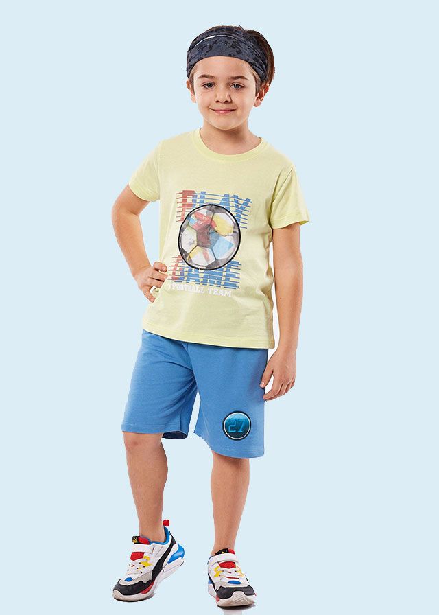 Hashtag Σετ Μπλούζα Με Βερμούδα Για Αγόρι 226812