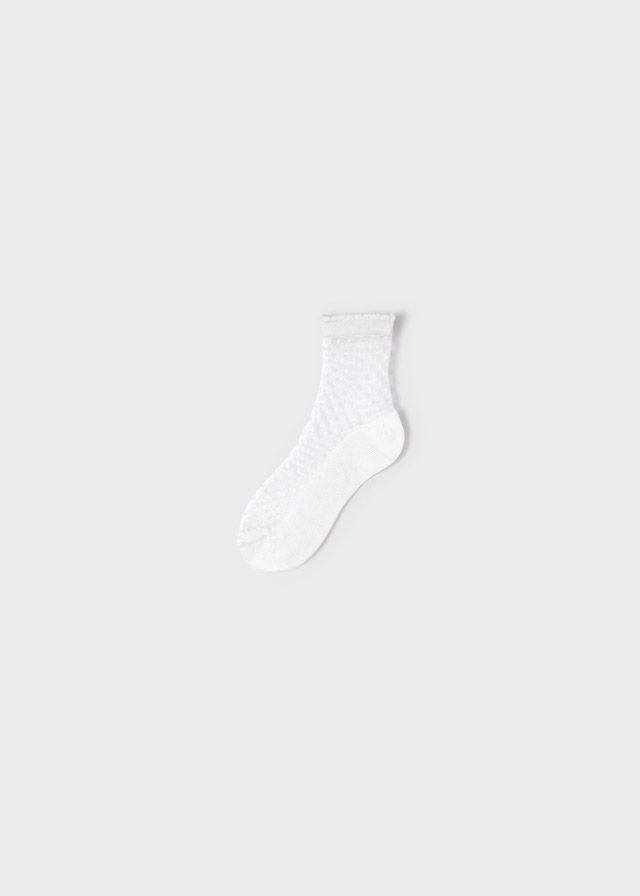 Mayoral Καλτσάκια Πλουμετί Για Κορίτσι