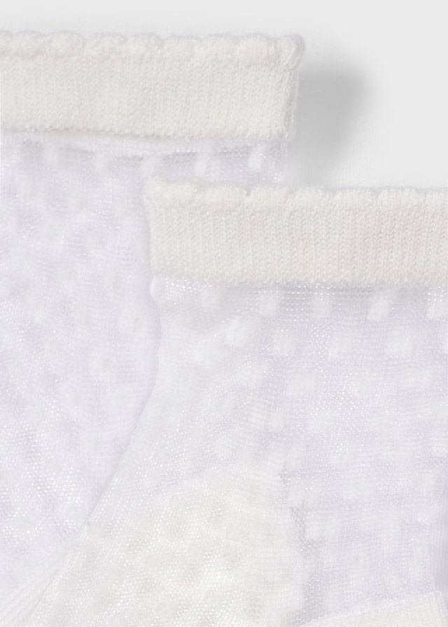 Mayoral Καλτσάκια Πλουμετί Για Κορίτσι