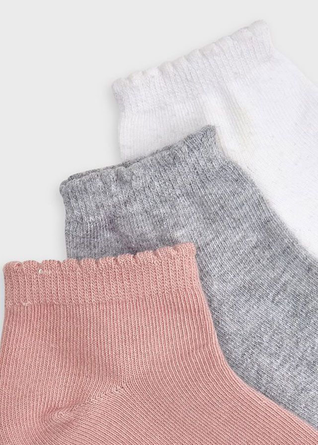 Mayoral Σετ 3 Καλτσάκια Κοντά 10-10877-050