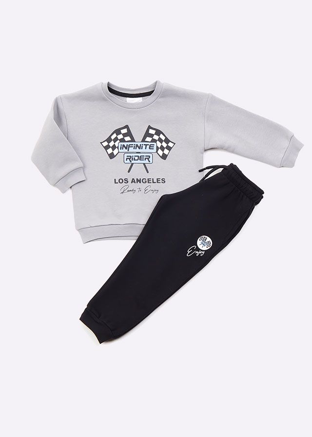 Trax Σετ 2 Τεμαχίων Γκρί 44923