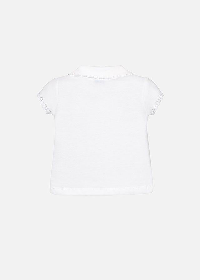 Mayoral Μπλούζα Κοντομάνικη Λευκή 28-01120-016