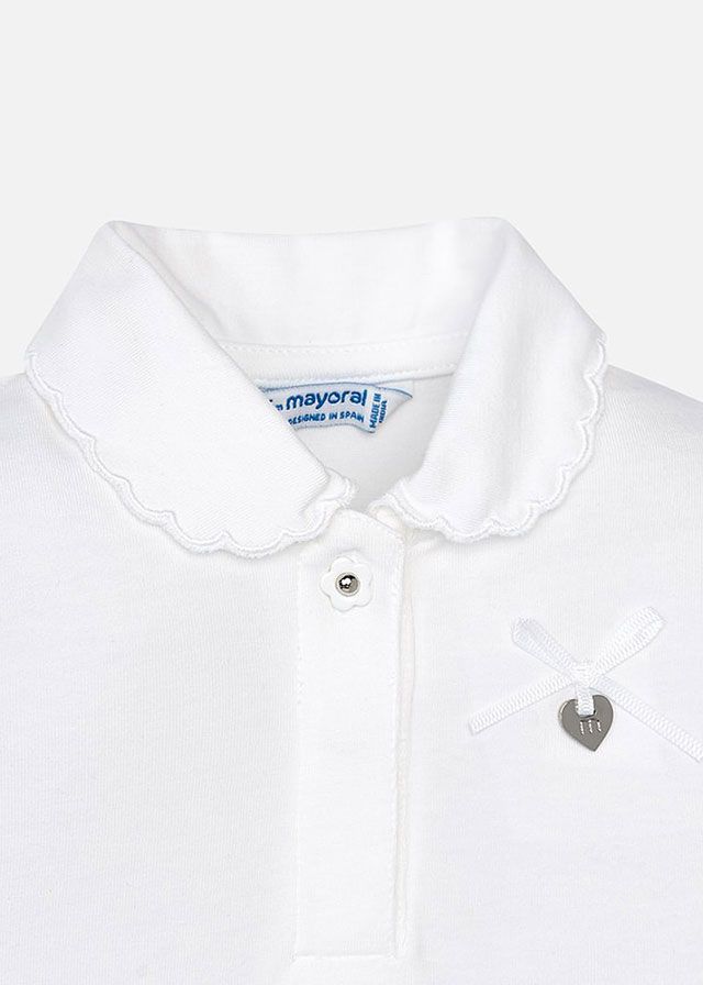 Mayoral Μπλούζα Κοντομάνικη Λευκή 28-01120-016
