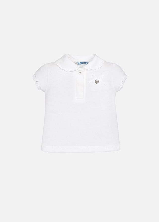 Mayoral Μπλούζα Κοντομάνικη Λευκή 28-01120-016