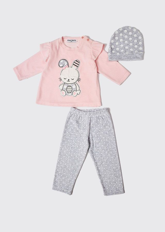 Εβίτα Σετ 3 Τεμαχίων Ροζ ΜΙ-342