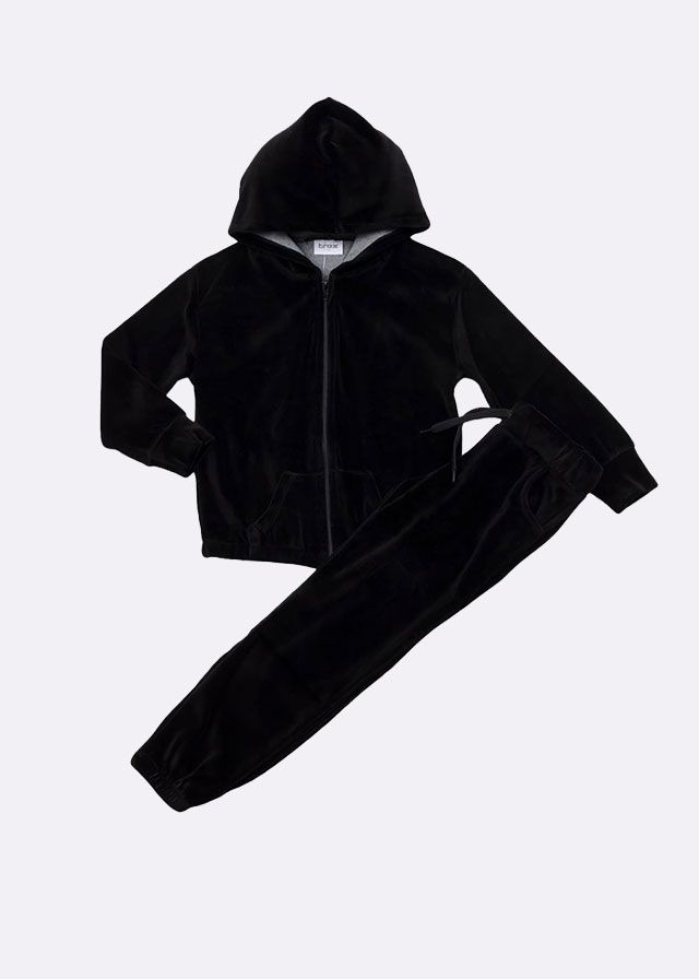 Trax Σετ 2 Τεμαχίων Βελούδινο Μαύρο 42620