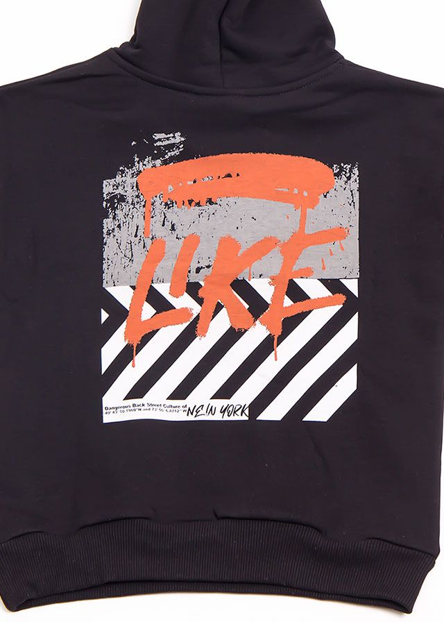 Trax Φούτερ Μαύρο 44857