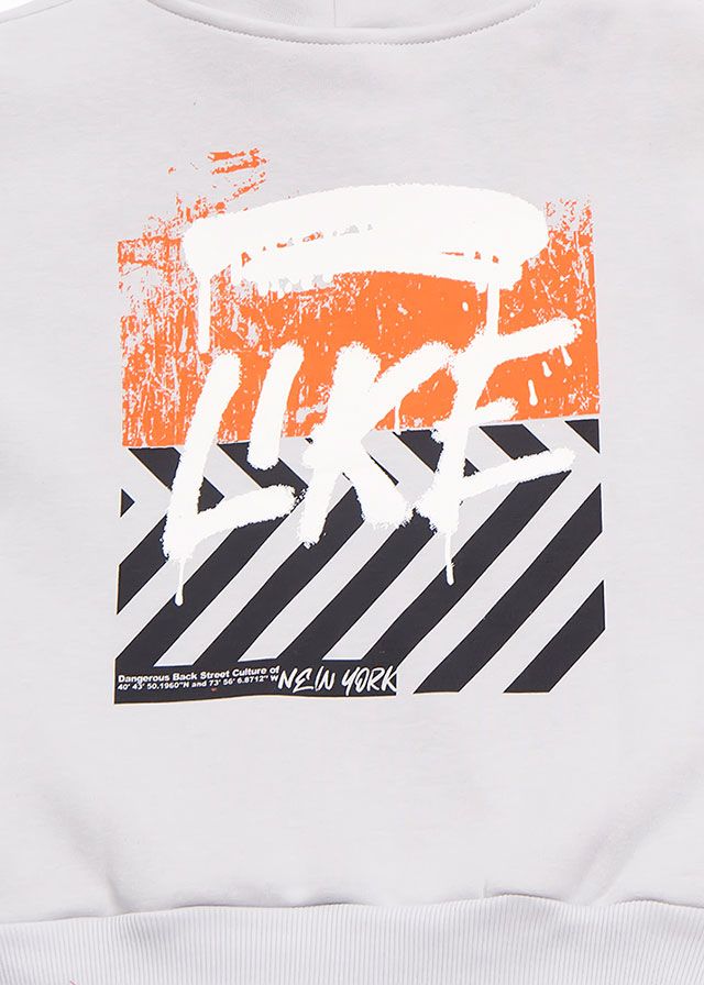 Trax Φούτερ Γκρι Πάγου 44857