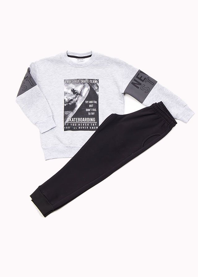 Trax Σετ 2 Τεμαχίων Γκρι 44824