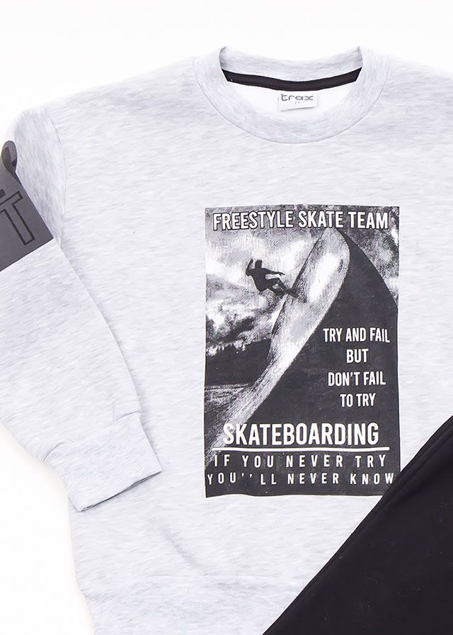 Trax Σετ 2 Τεμαχίων Γκρι 44824