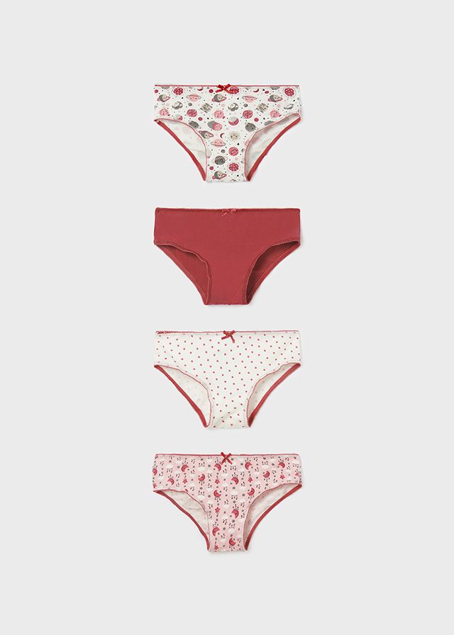 Mayoral Σετ 4 Βρακάκια Για Κορίτσι