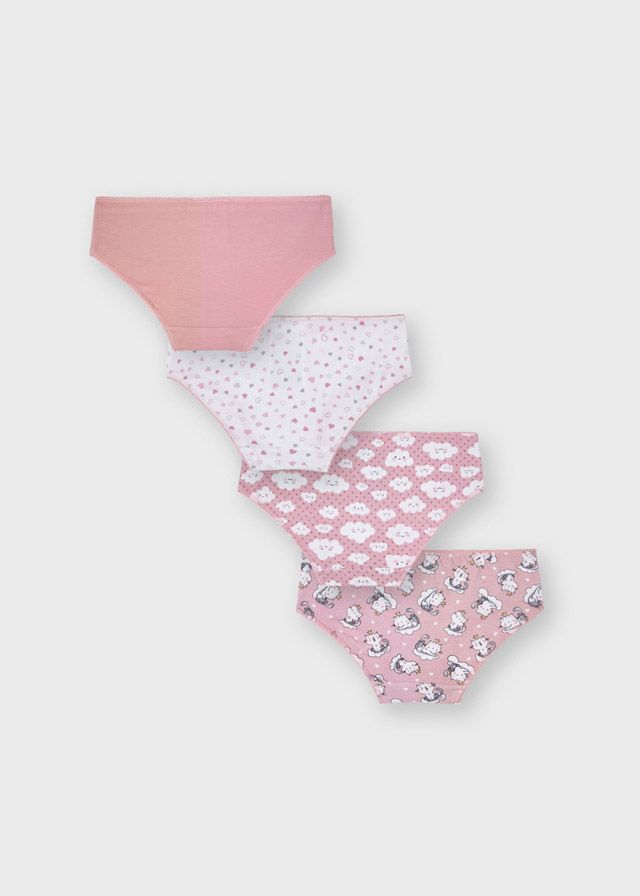 Mayoral Σετ 4 Βρακάκια Για Κορίτσι