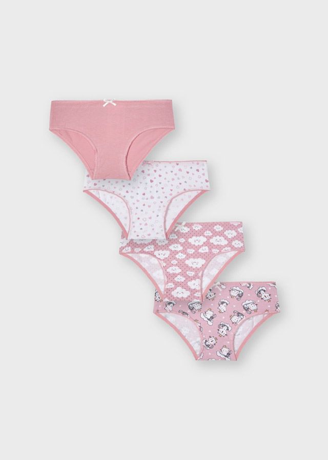 Mayoral Σετ 4 Βρακάκια Για Κορίτσι