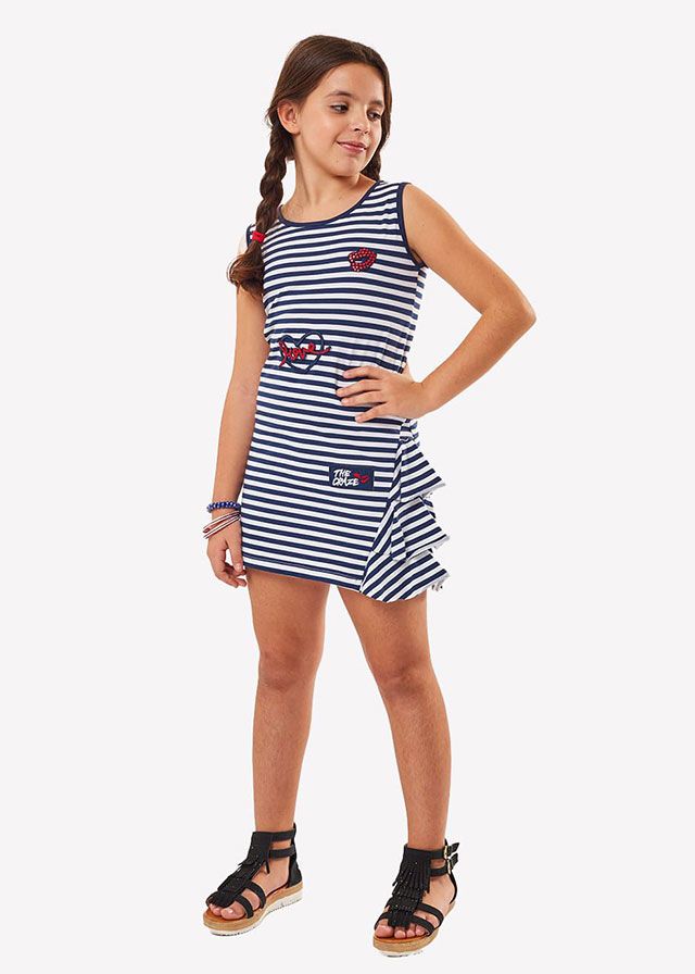 Εβίτα Φόρεμα Με Ρίγες 202108