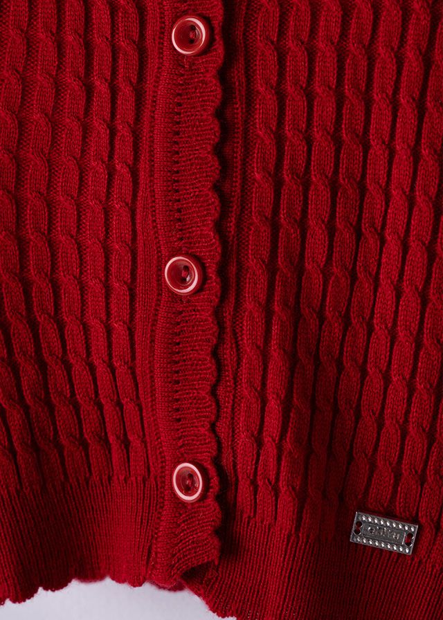 Εβίτα Ζακέτα Πλεκτή Κόκκινη 242215