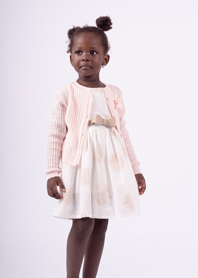 Εβίτα Ζακέτα Πλεκτή Ροζ 242215