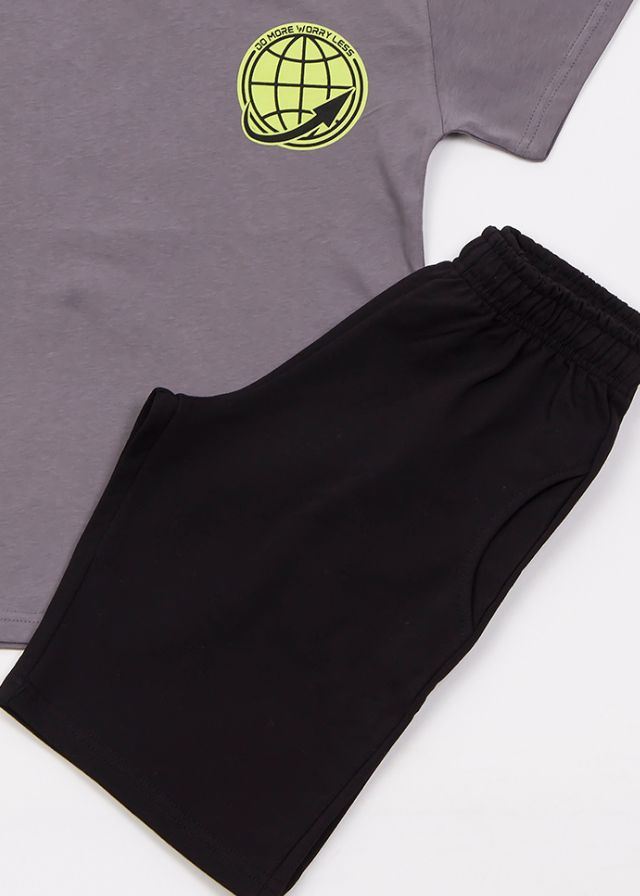 Trax Σετ 2 Τεμαχίων Ανθρακί 45369