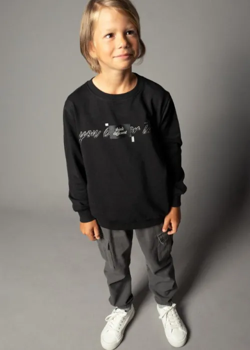 Hashtag Μπλούζα Μακρυμάνικη Μαύρο 243727