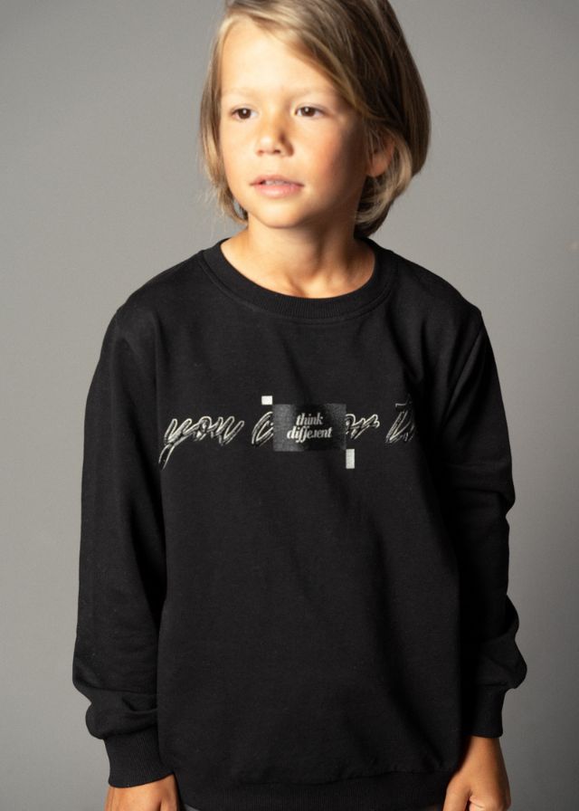 Hashtag Μπλούζα Μακρυμάνικη Μαύρο 243727