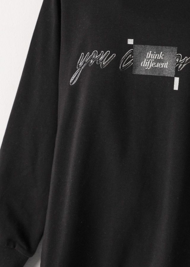 Hashtag Μπλούζα Μακρυμάνικη Μαύρο 243727