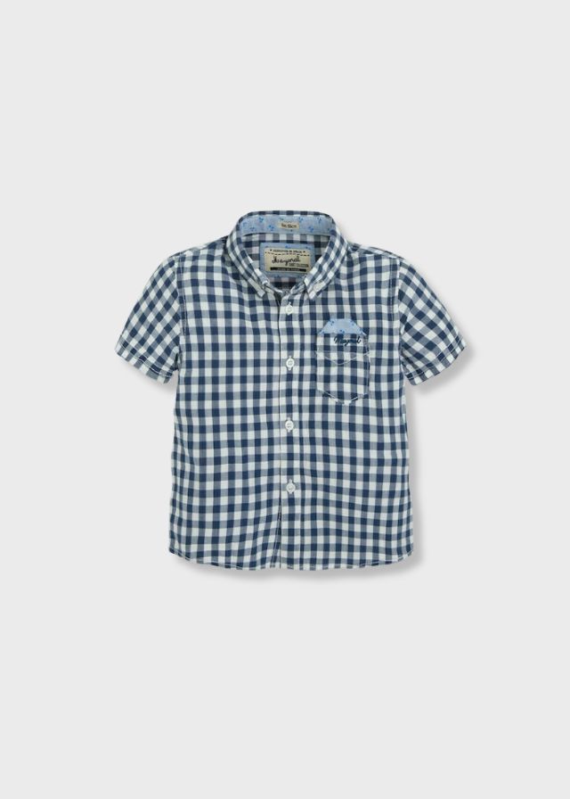 Mayoral Πουκάμισο Κοντομάνικο Καρό 25-01113-085