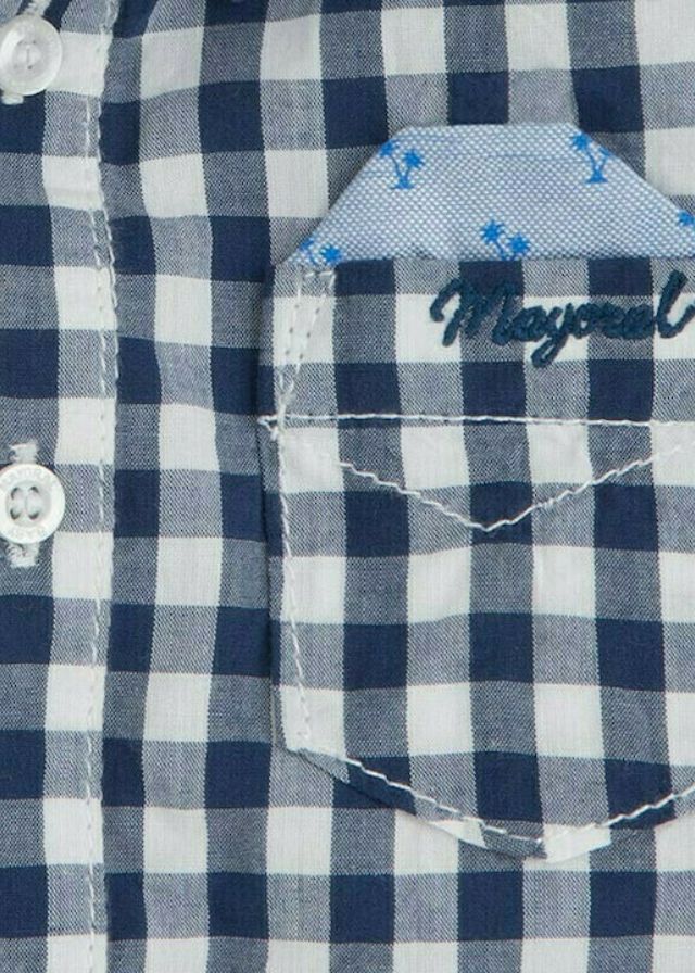 Mayoral Πουκάμισο Κοντομάνικο Καρό 25-01113-085