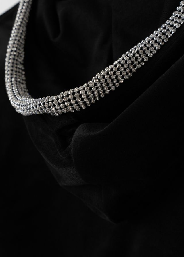 Εβίτα Σετ 2 Τεμαχίων Βελουτέ Μαύρο 243105