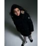 Εβίτα Μπουφάν Με Κουκούλα Μαύρο 243046