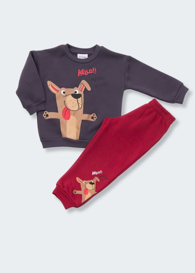 Trax Σετ 2 Τεμαχίων Ανθρακί 46928