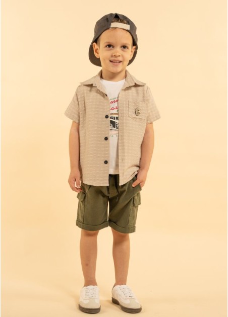 Hashtag Σετ 3 Τεμαχίων Χακί 254818