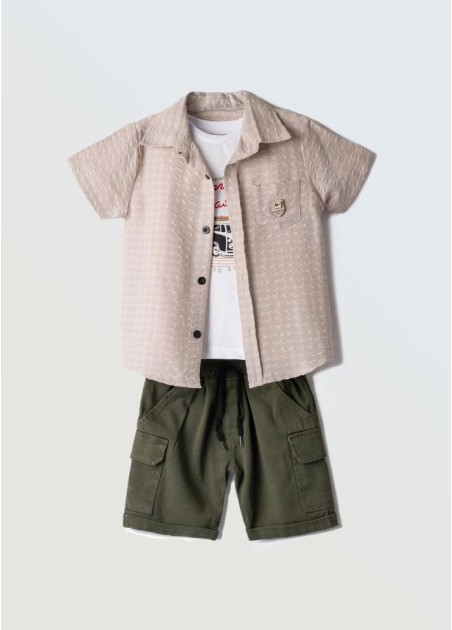 Hashtag Σετ 3 Τεμαχίων Χακί 254818