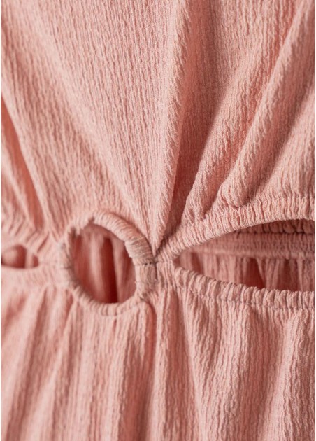 Εβίτα Φόρεμα Μακό Ροζ 254020