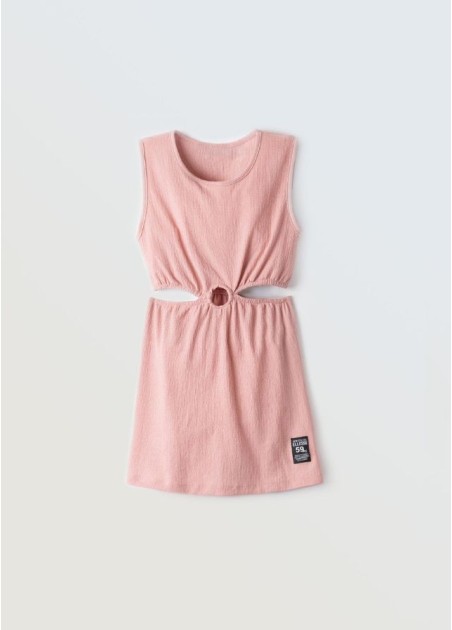 Εβίτα Φόρεμα Μακό Ροζ 254020