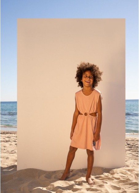 Εβίτα Φόρεμα Μακό Ροζ 254020