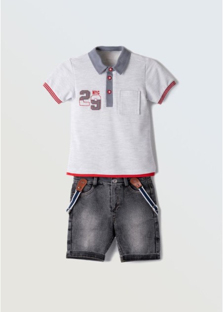 Hashtag Σετ 3 Τεμαχίων Γκρι 254808