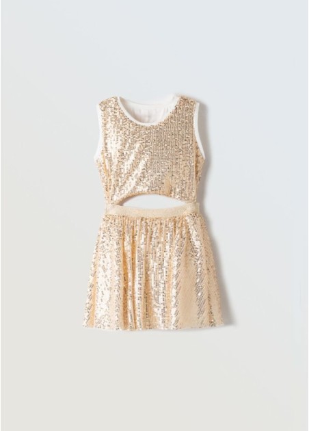 Εβίτα Φόρεμα Χρυσό 254224