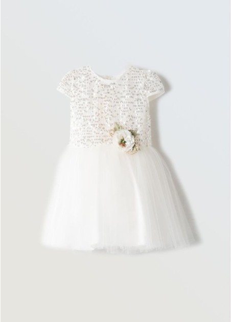 Εβίτα Φόρεμα Λευκό 254230