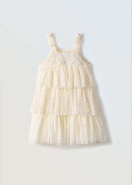 Εβίτα Φόρεμα Εκρού 254232