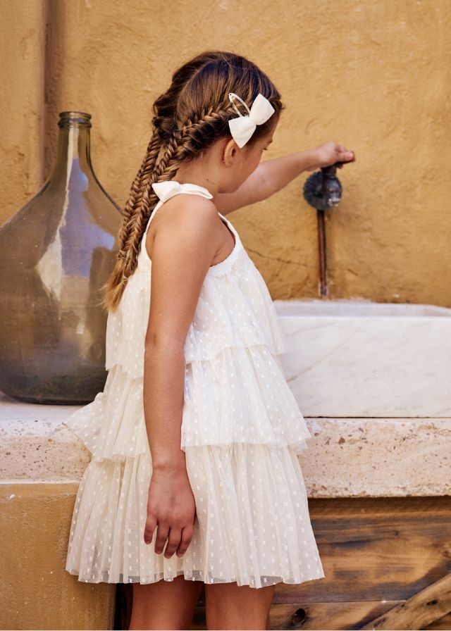 Εβίτα Φόρεμα Εκρού 254232