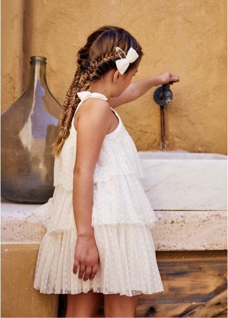 Εβίτα Φόρεμα Εκρού 254232