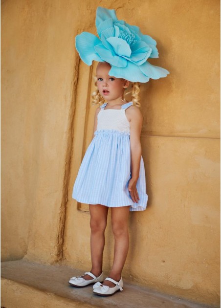 Εβίτα Σετ Φόρεμα Με Τσιμπιδάκι Σιελ 254228