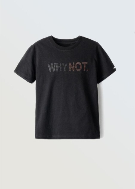 Hashtag Μπλούζα Κοντομάνικη Μαύρη 254703