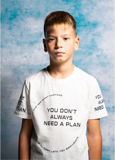 Hashtag Μπλούζα Κοντομάνικη Εκρού 254704