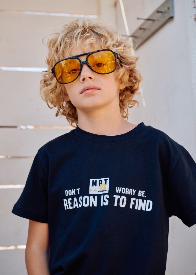 Hashtag Μπλούζα Κοντομάνικη Μαύρη 254707