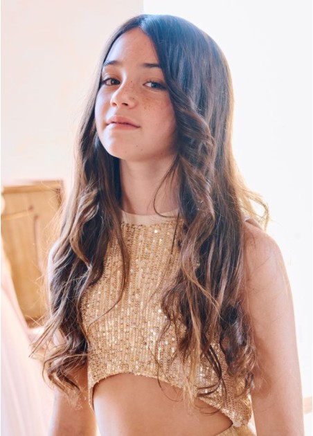 Εβίτα Φόρεμα Χρυσό 254054