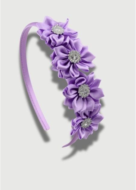 Στέκα Με Λουλούδια Μωβ 18569-8594