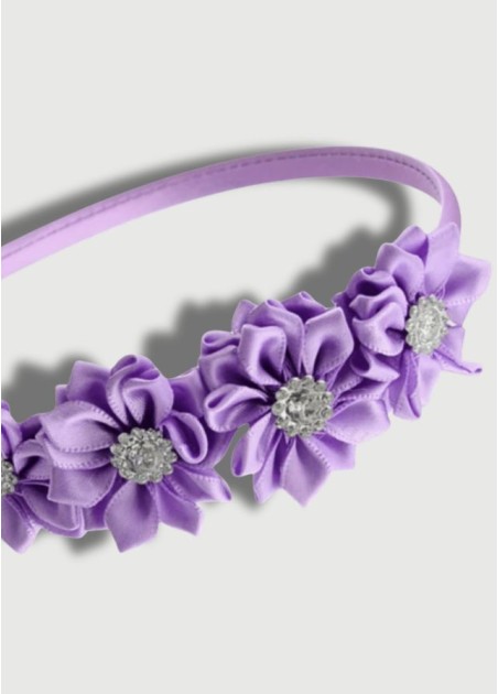 Στέκα Με Λουλούδια Μωβ 18569-8594